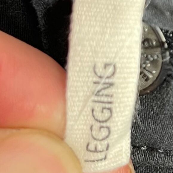 Rag & Bone Black Plush Skinny Legging Sz 27 - Picture 5 of 10